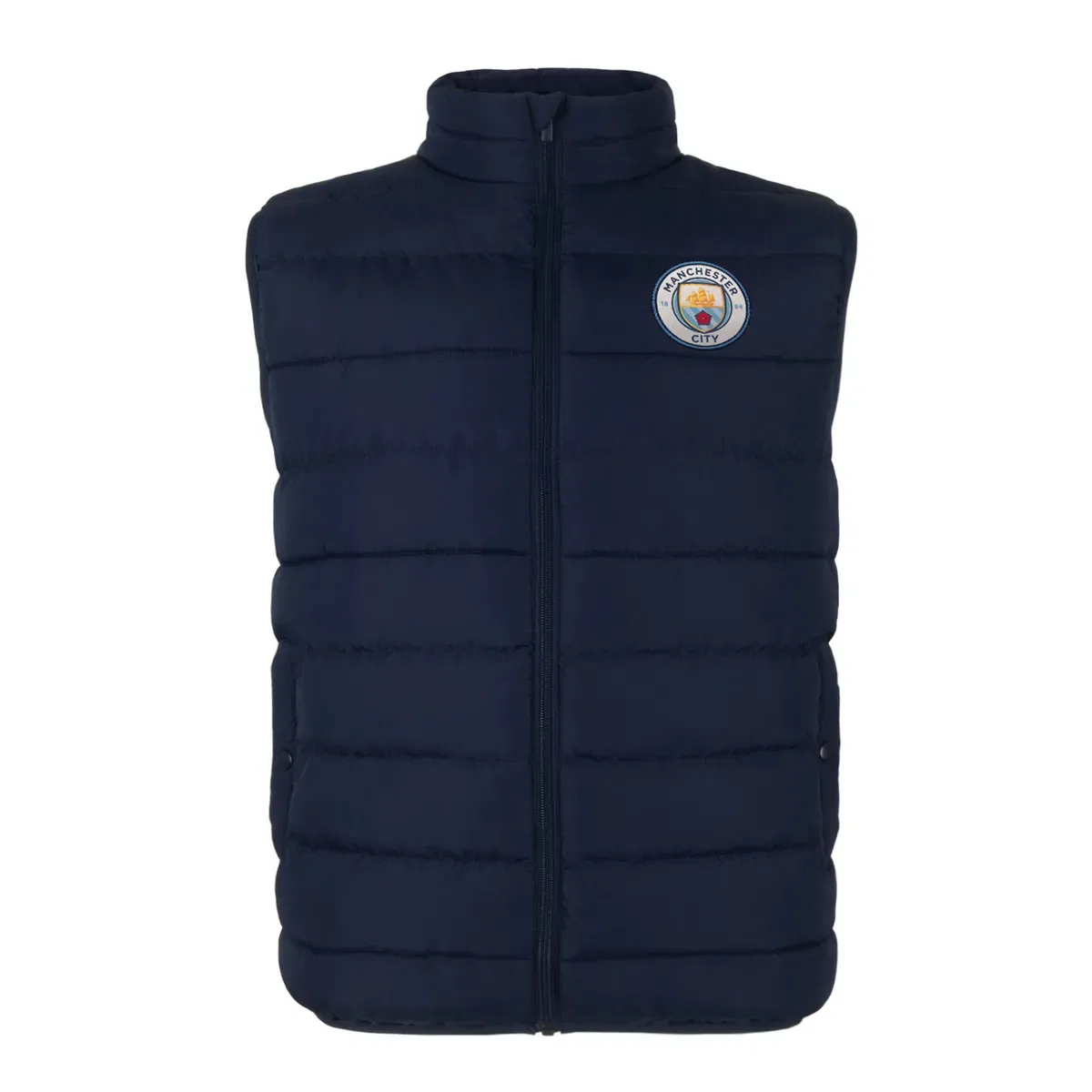 Детский утепленный жилет Manchester City Fc, Navy