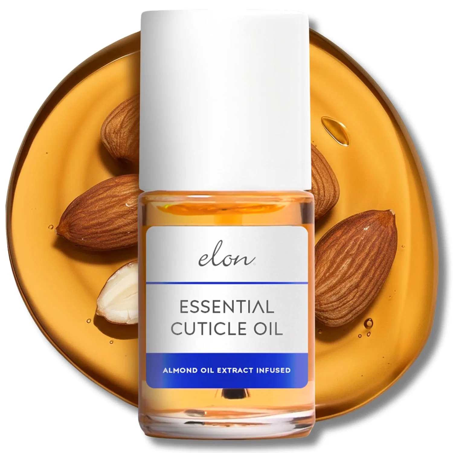 Масло для кутикулы Elon Essential с экстрактом миндаля, 15 мл