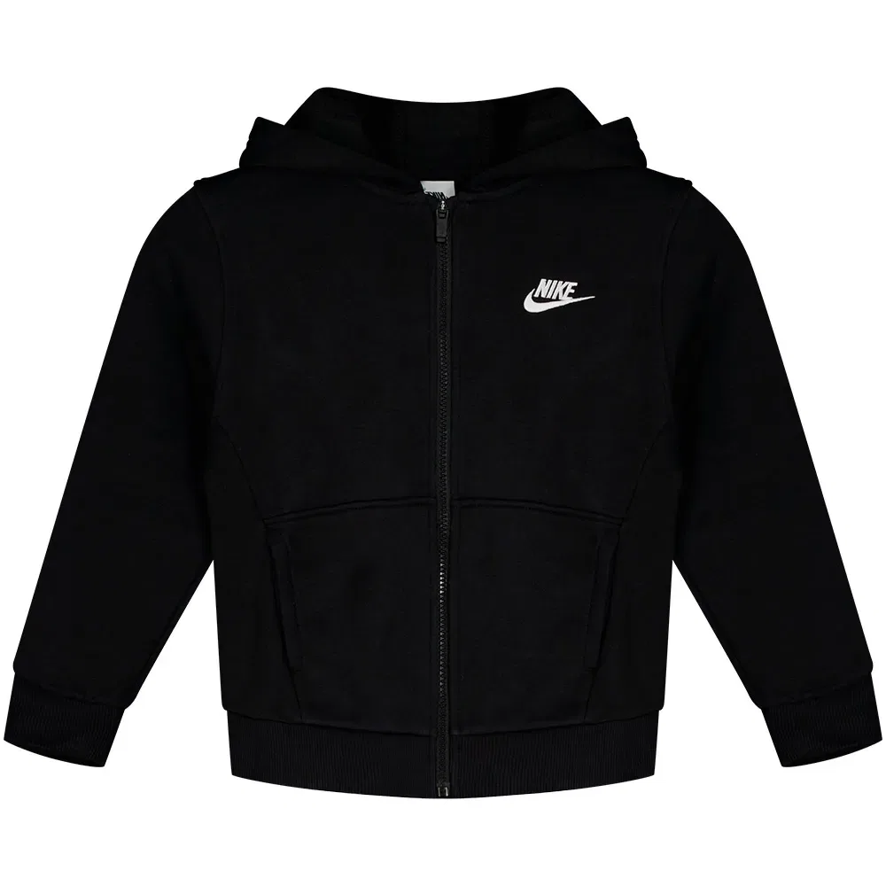 Детское худи для девочек Nike Sportswear Club, Black — фото 3