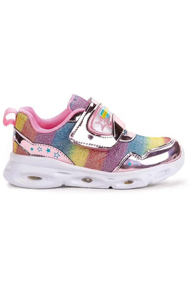 Детские кроссовки для девочек с подсветкой Vicco, Pink