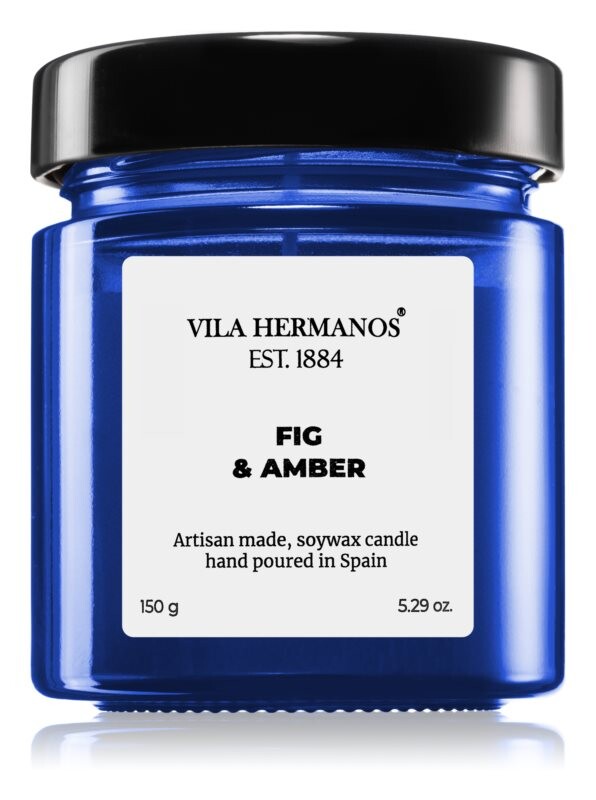 

Ароматическая свеча Vila Hermanos Apothecary Cobalt Blue Fig & Amber