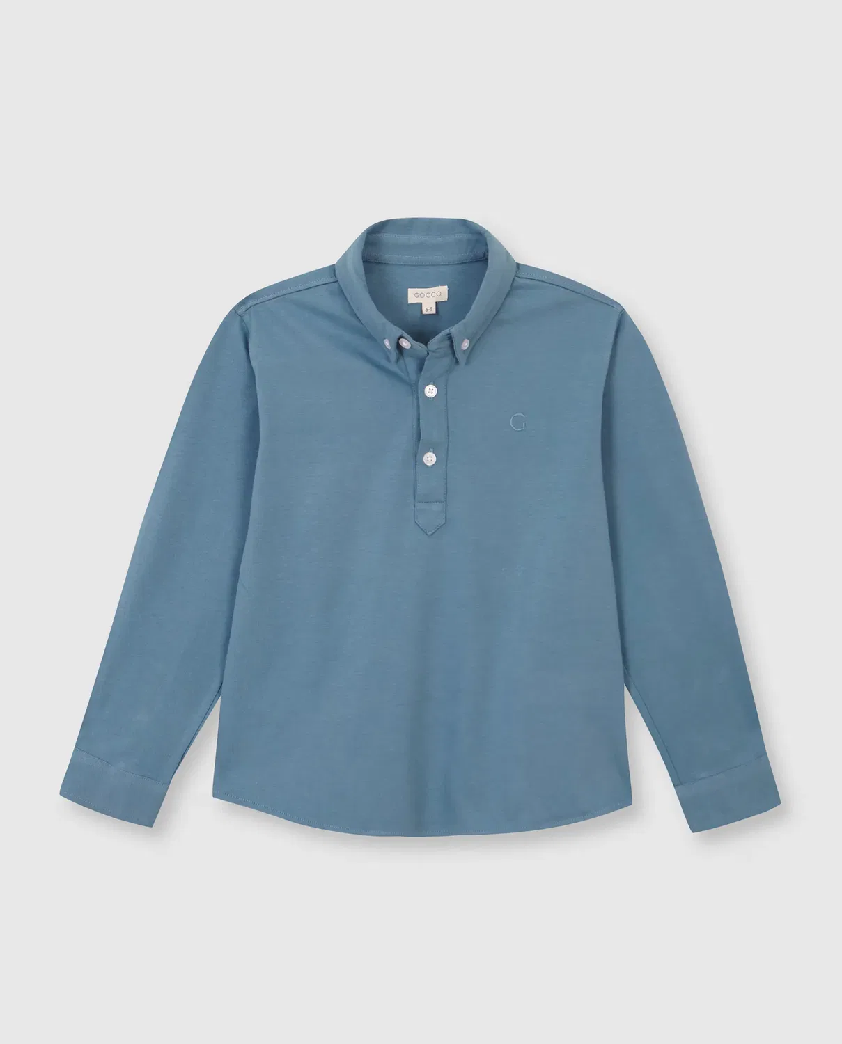 Детское поло для мальчиков с длинным рукавом Gocco, Azul