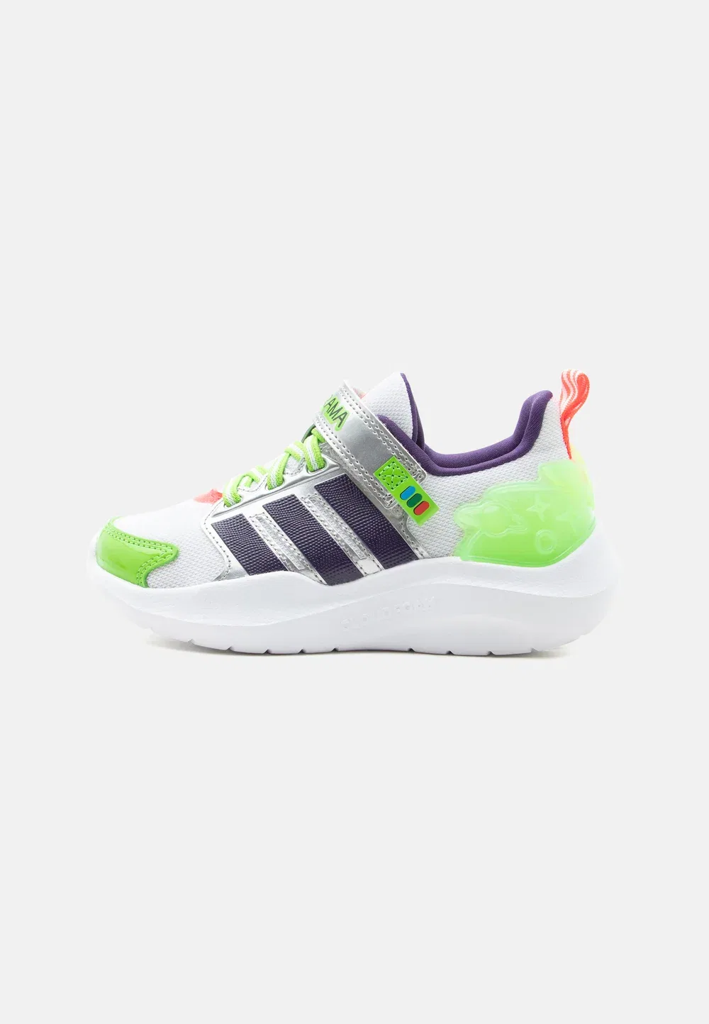 Lightorama rnr buzz унисекс - кроссовки Adidas Performance, Footwear White/Violet/Lucid Red