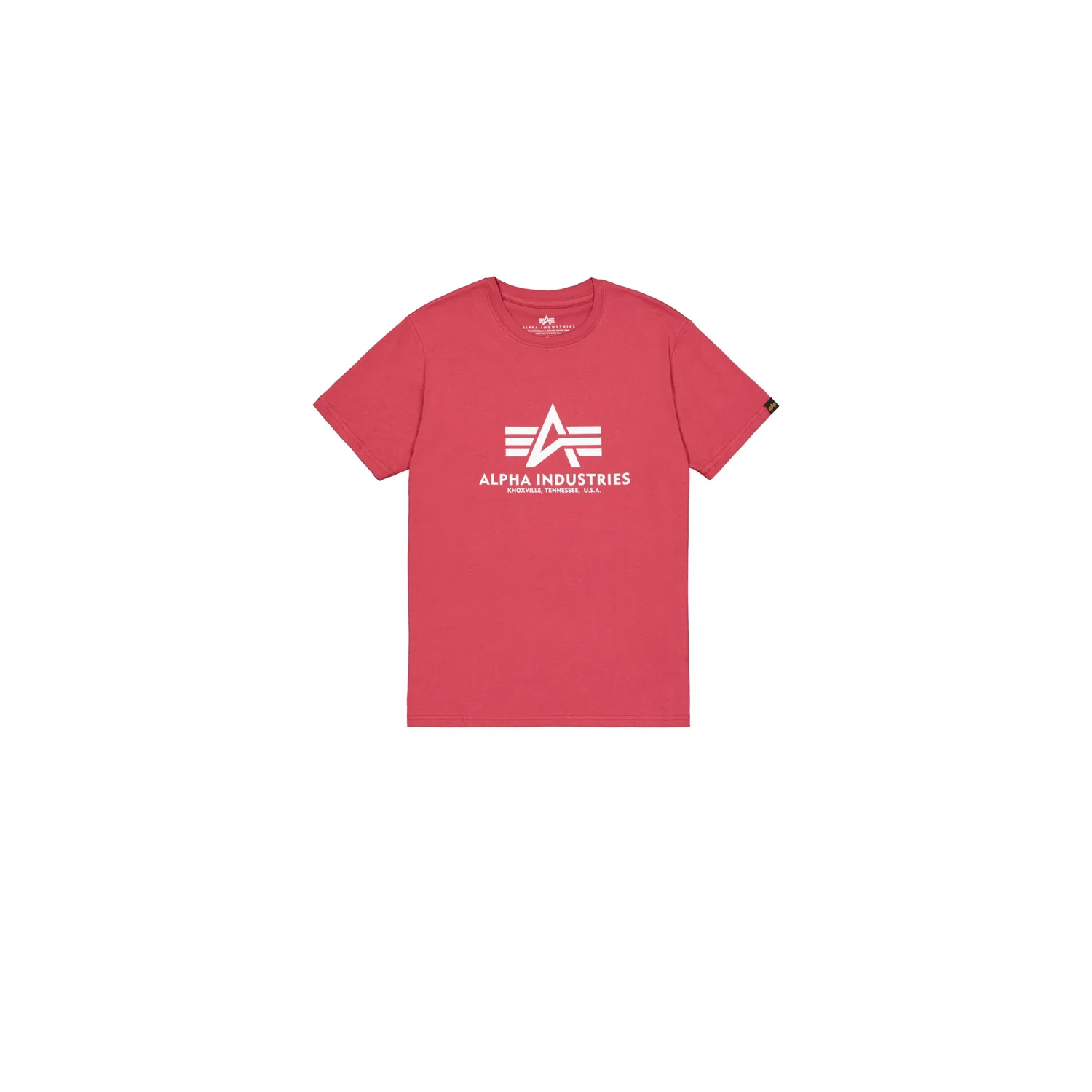 Детская хлопковая футболка Regular Fit Alpha Industries, Red — фото 4