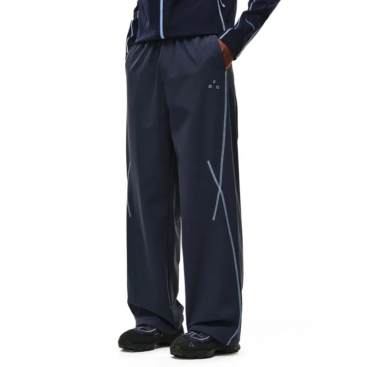 Детские прямые брюки утепленные FPA, Navy Blue