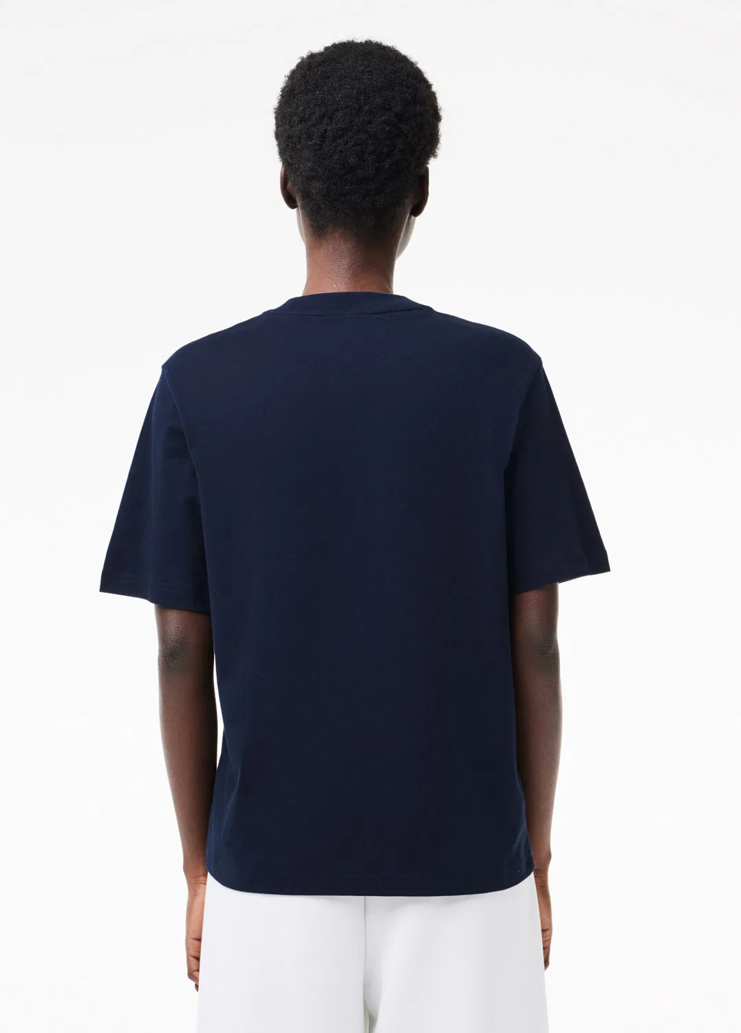 Футболка Lacoste Relaxed Fit Navy — фото 3