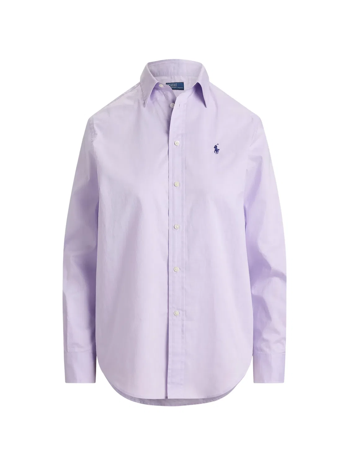 Рубашка из хлопка, фиолетовая Polo Ralph Lauren, фиолетовый