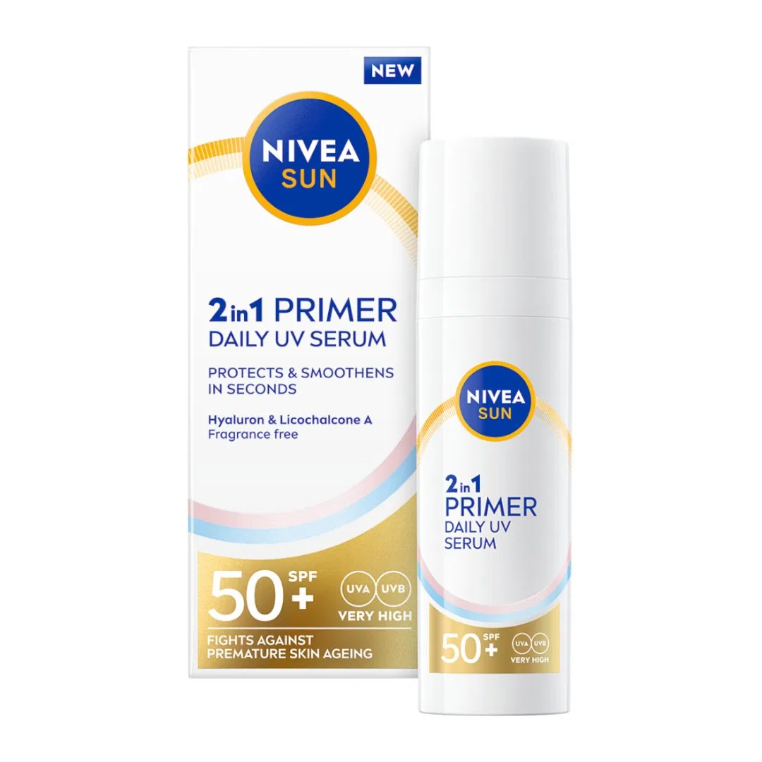 Солнцезащитная сыворотка-праймер SPF50+ 30 мл Nivea Sun Primer Daily UV
