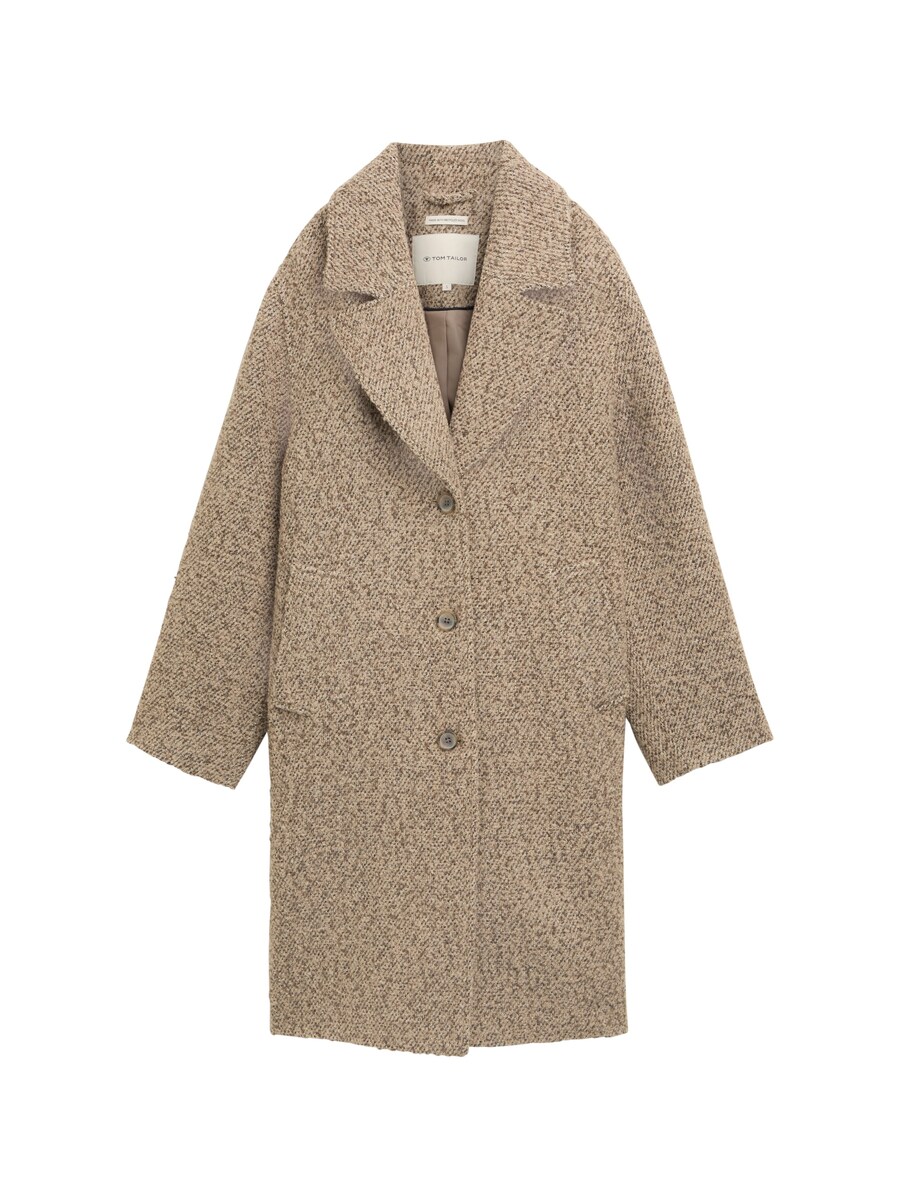

Межсезонное пальто TOM TAILOR Between-Seasons Coat, пятнистый бежевый