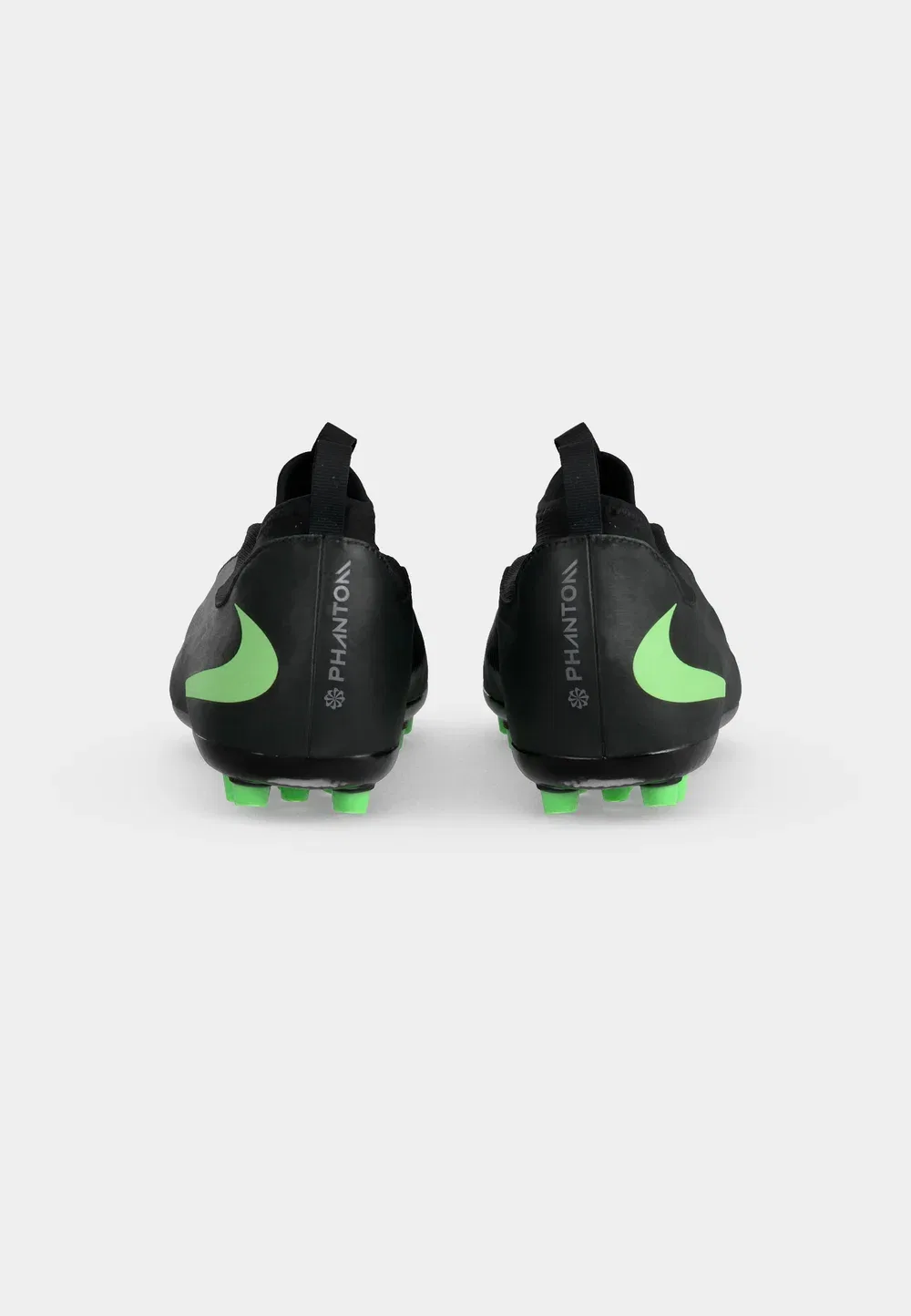 Футбольные бутсы Jr Phantom 6 High Academy AG унисекс для искусственных газонов Nike Performance, Black/Illusion Green — фото 4