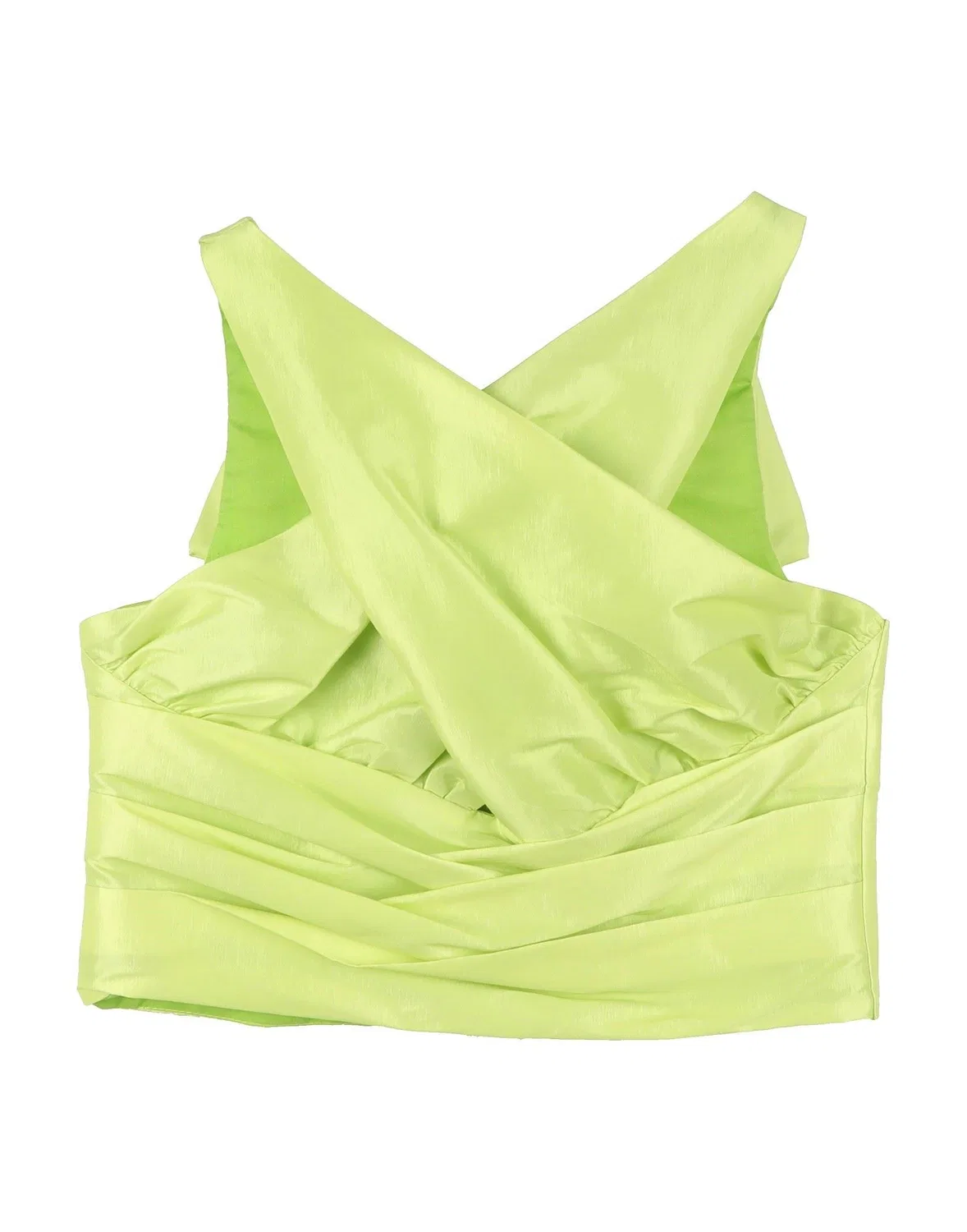 Топ с бантом Lime Green Miss Grant, салатовый