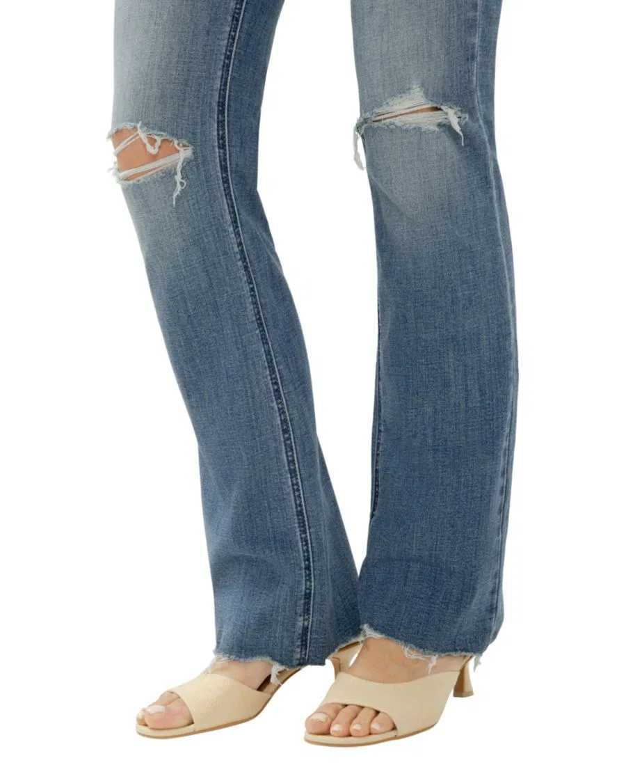 Женские джинсы Suki Mid-Rise Slim Bootcut Silver Jeans Co., Kickin It — фото 3