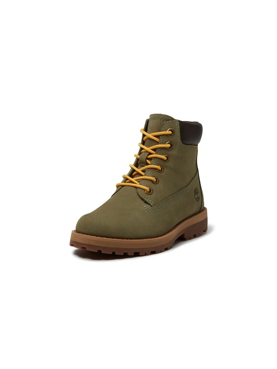 Ботинки TIMBERLAND оливкового цвета