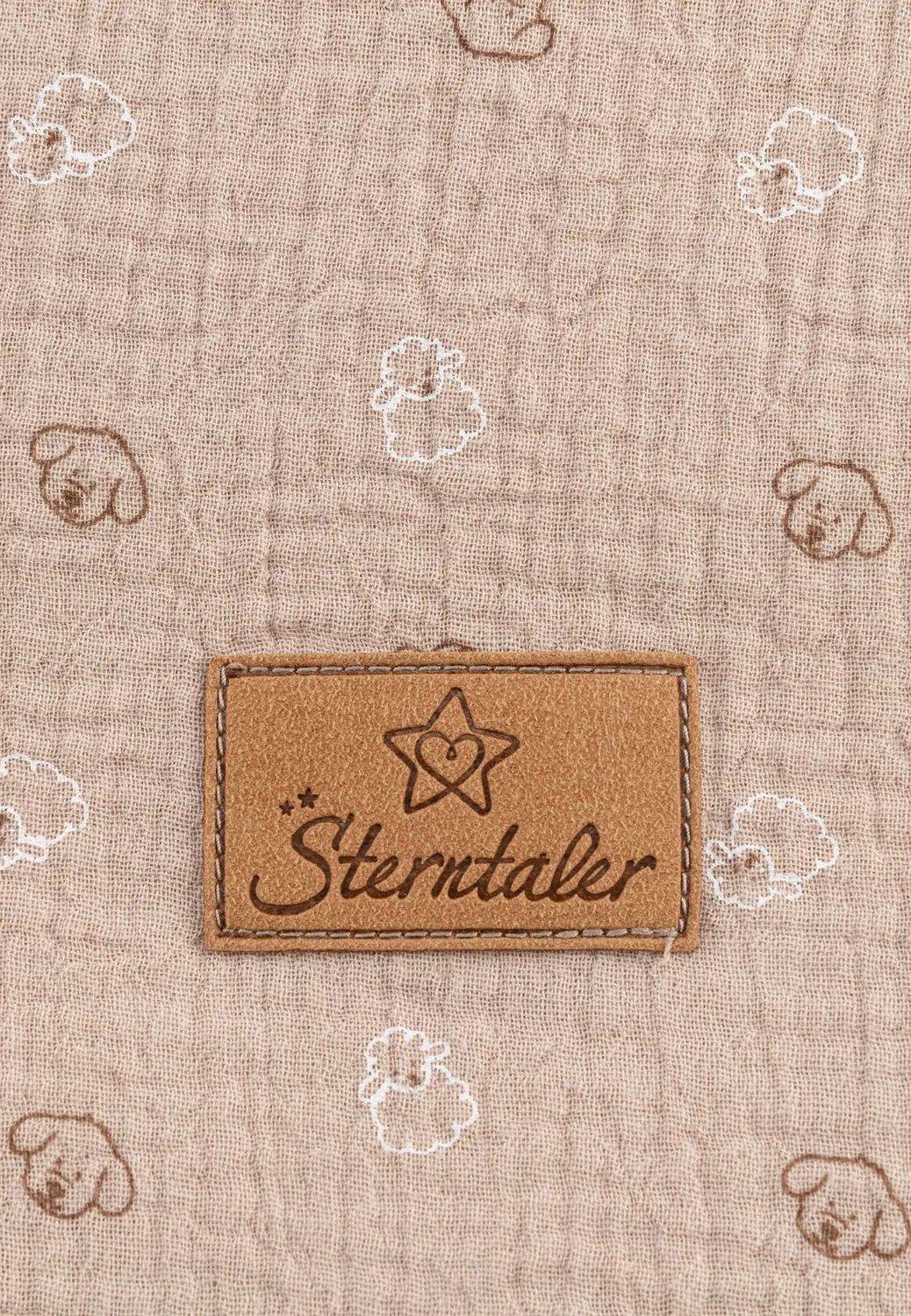 Детский спальный мешок с принтом ферма, песочный Sterntaler — фото 3