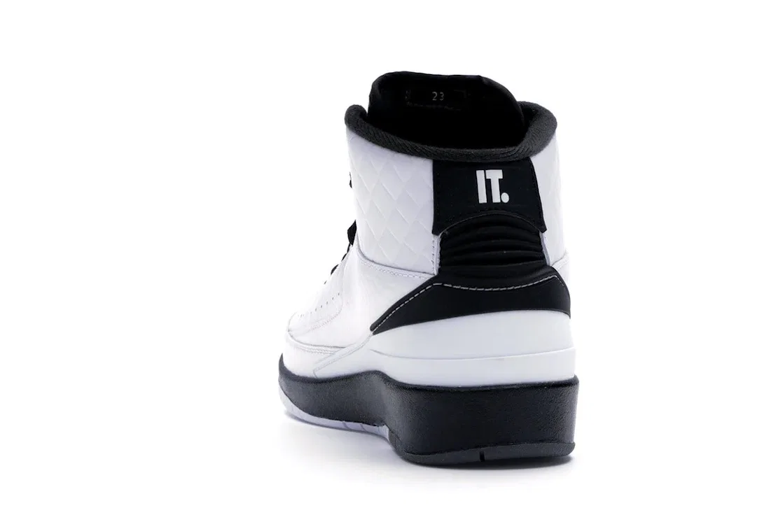 Детские кроссовки с принтом Jordan 2 Retro Wing It (GS) Jordan, White/Black-Cool Grey — фото 4