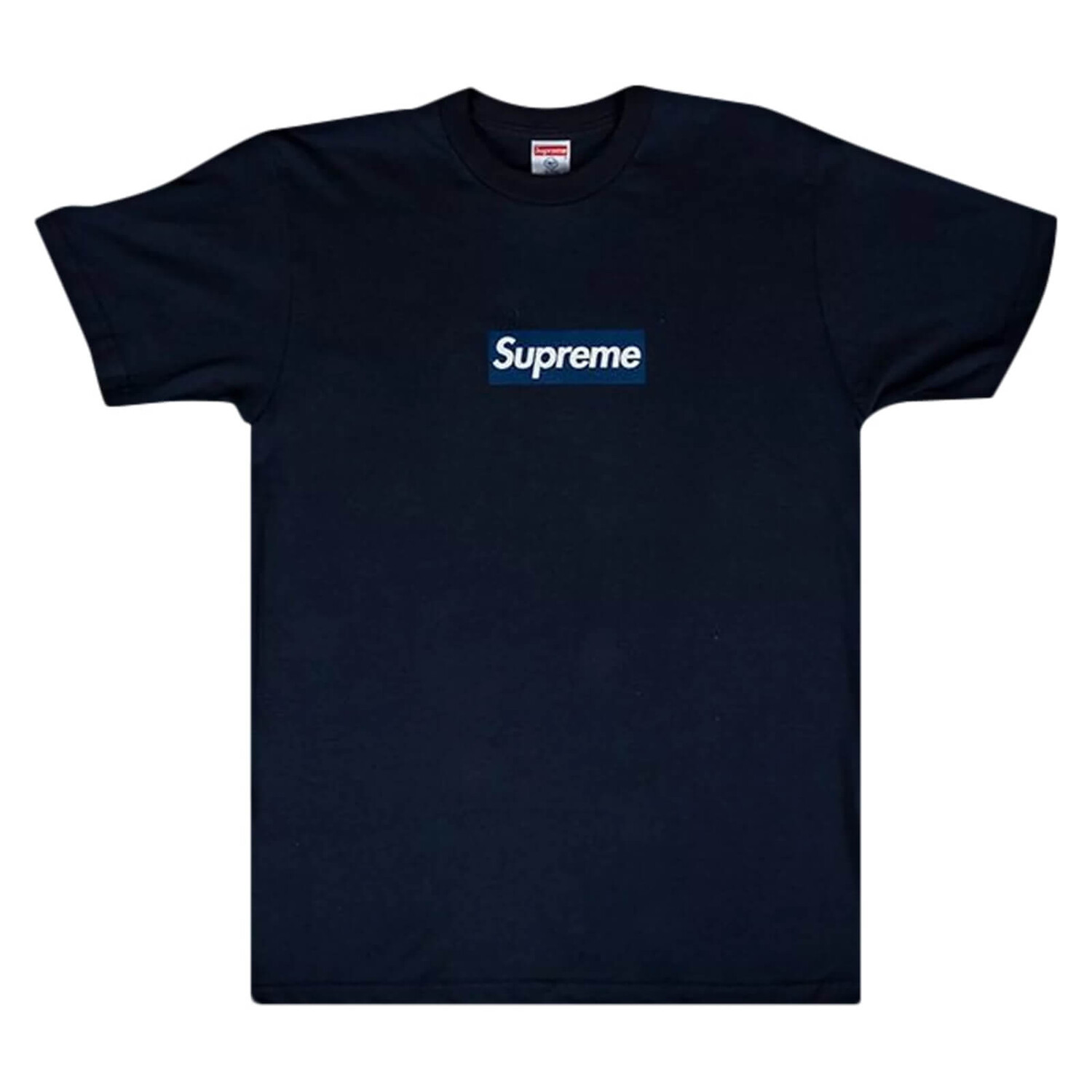 

Футболка Supreme New York Yankees Box Logo, темно-синий