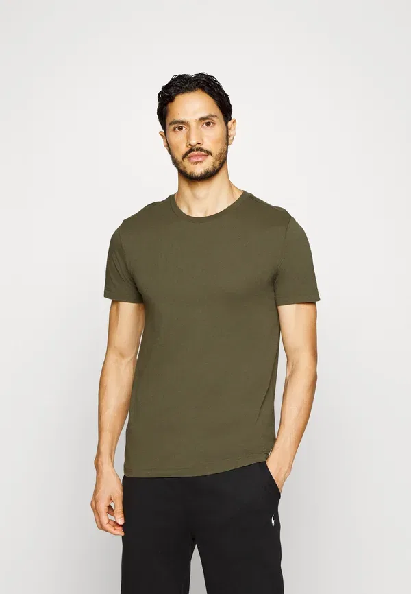 Комплект из 3 футболок Polo Ralph Lauren, оливковый/оливковый — фото 2