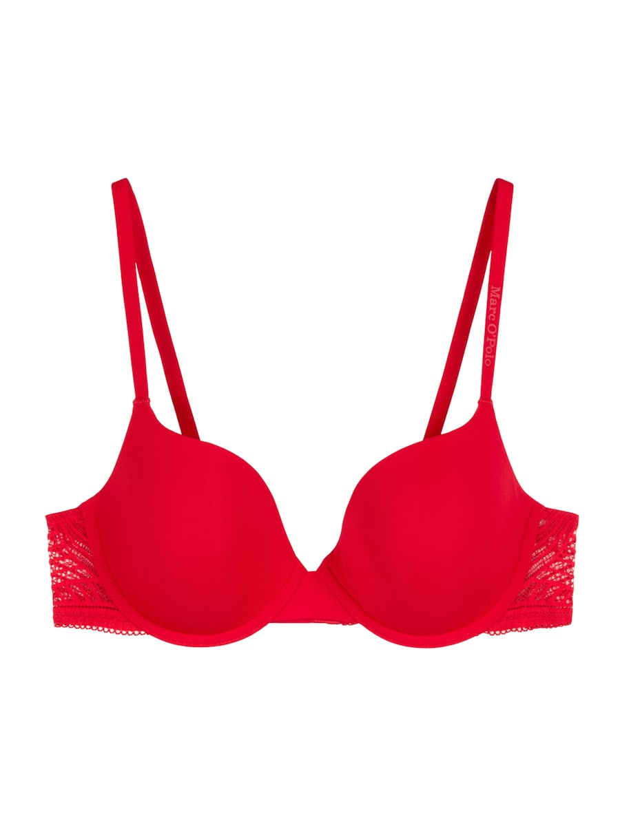 

Бюстгальтер-футболка Marc O'Polo Timeless Lace, ярко-красный