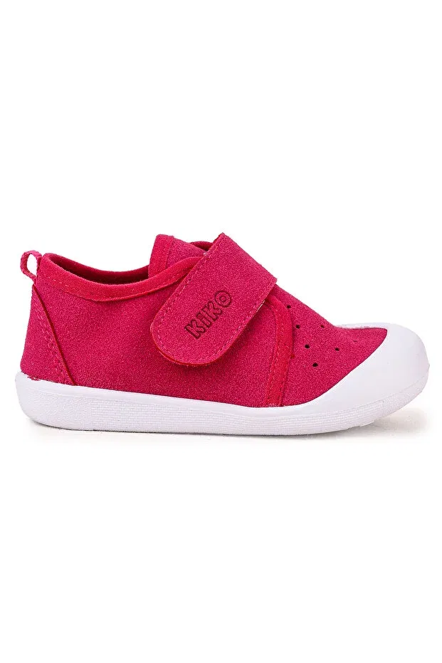 Детские повседневные ортопедические туфли на липучке для девочек Kiko Kids, Fuchsia — фото 3