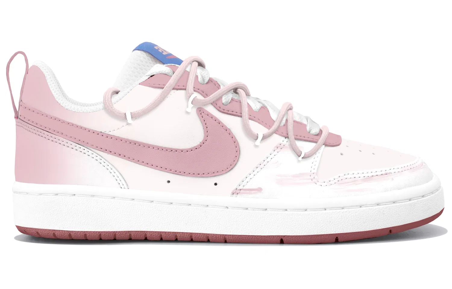 Детские кроссовки для скейтбординга Court Borough 2 Nike, Pink — фото 4