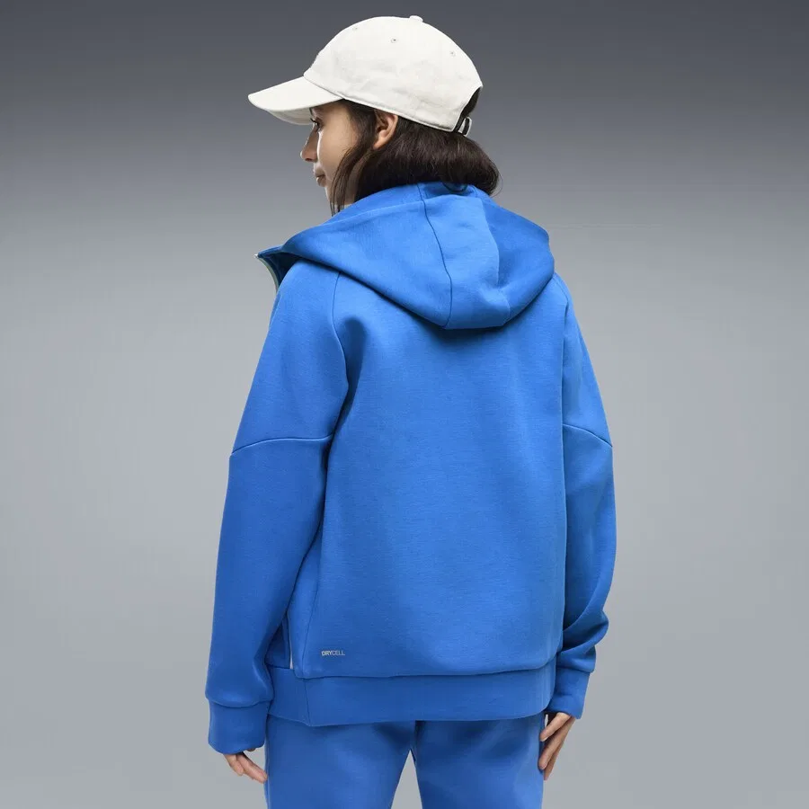 Толстовка на молнии PUMA Athletic 'Olympique De Marseille Pumatech' королевского синего цвета — фото 4