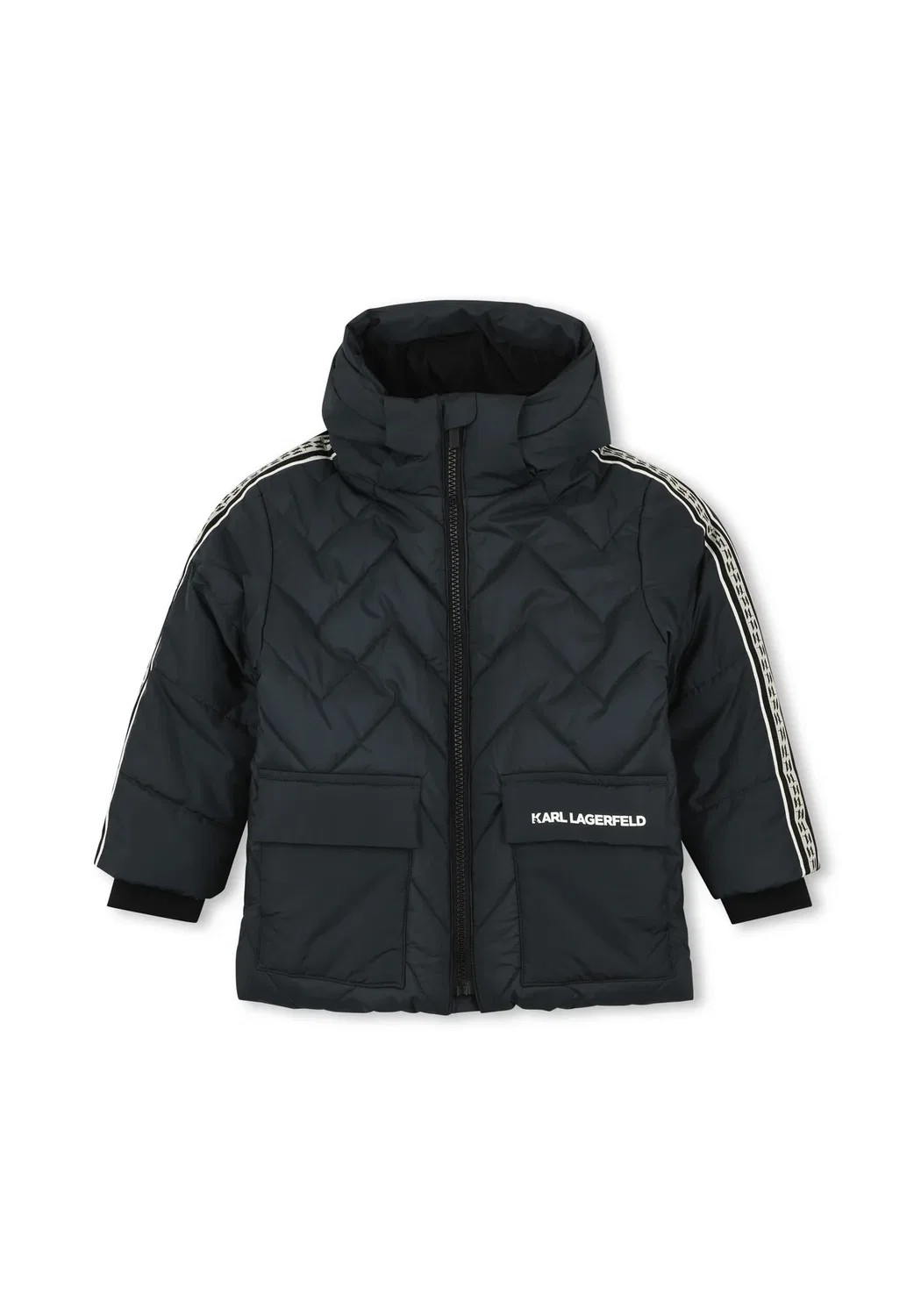 Doudoune унисекс - зимняя куртка Karl Lagerfeld Kids, Dark Green — фото 2