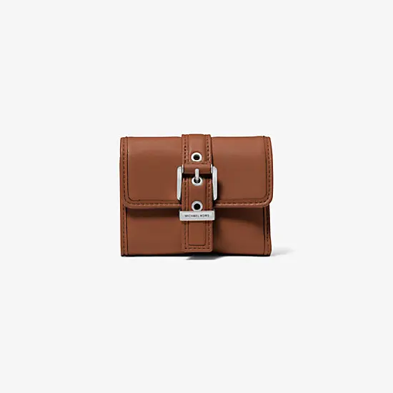 

Кошелек Michael Kors Colby Small Leather Tri-Fold, коричневый