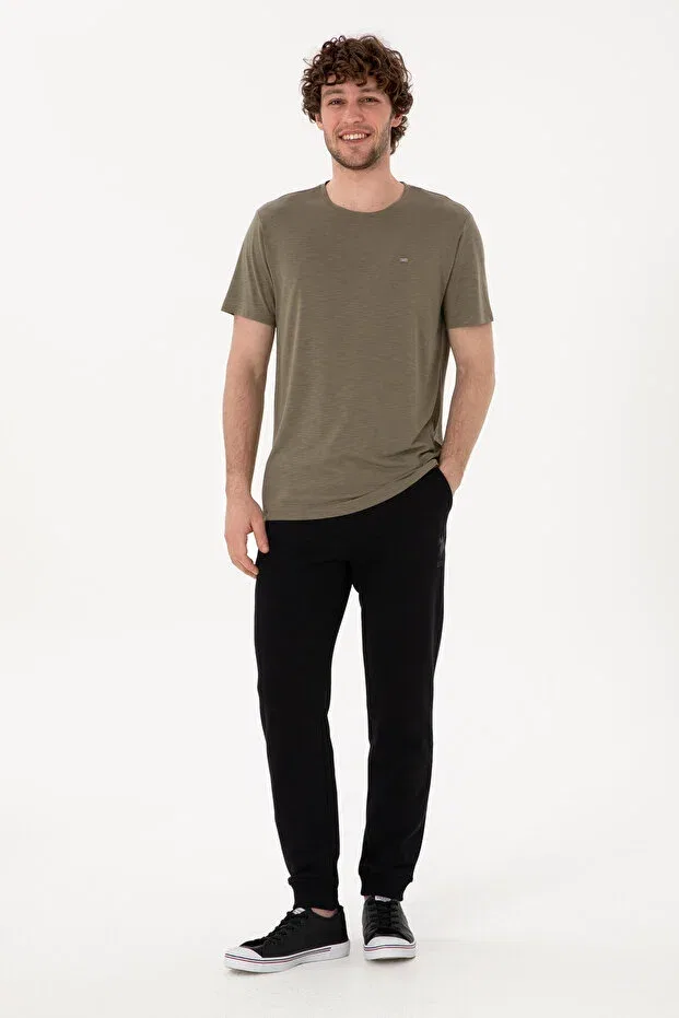 Мужские спортивные штаны с эластичным поясом U.S. Polo Assn., Black