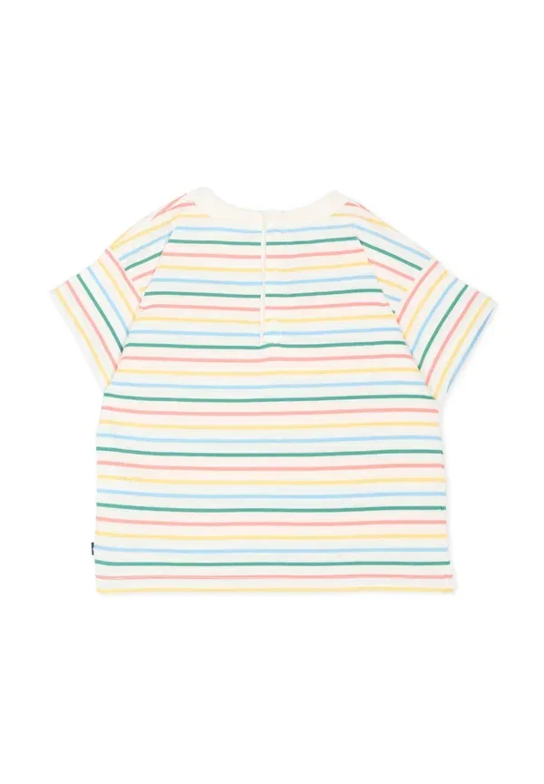 Футболка полосатая unisex Petit Bateau multi-coloured, мультиколор — фото 2