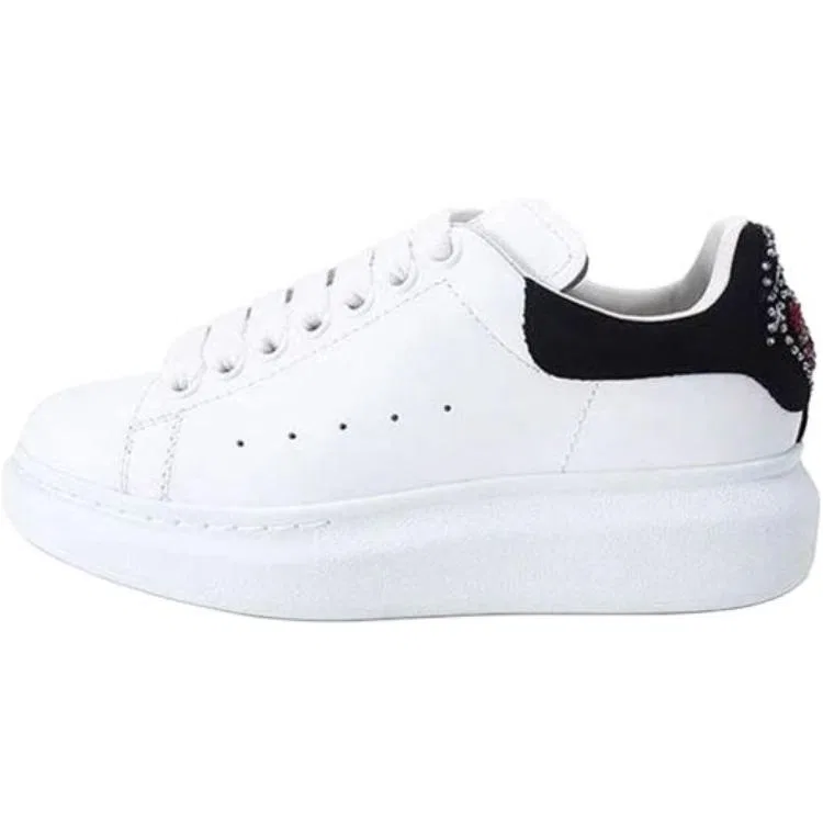Детские кроссовки для скейтбординга Oversized Low top Alexander McQueen, White Black