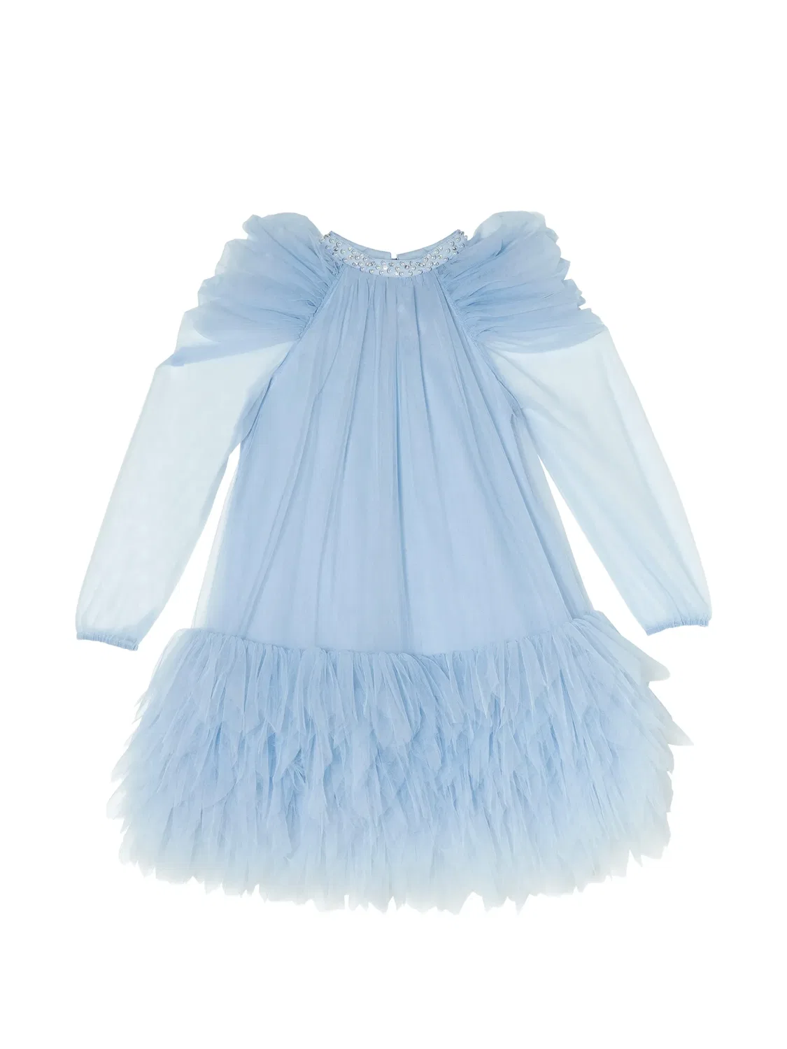 Декорированное платье Pearl с оборками Tutu Du Monde, синий