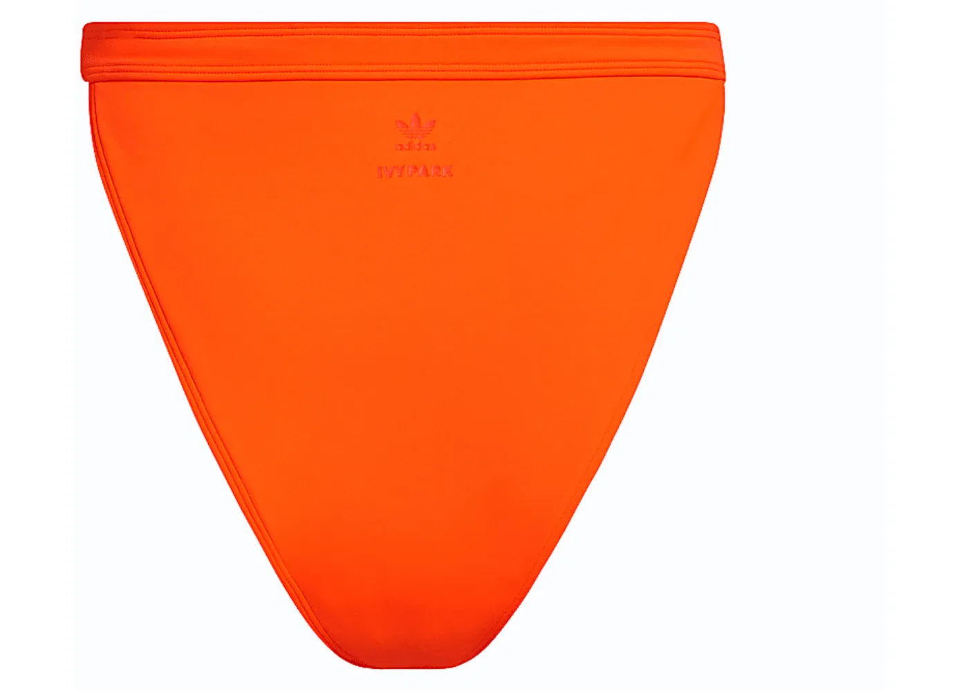 Женские плавки бикини с завышенной талией Adidas Ivy Park, Solar Orange — фото 2