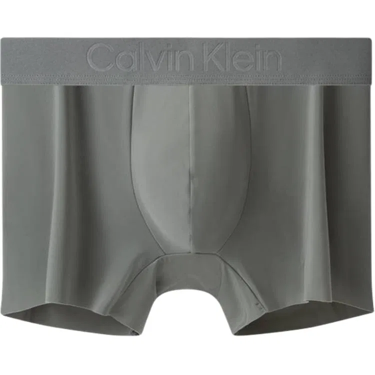 Мужские боксеры с длинным рукавом Calvin Klein, Asphalt Gray