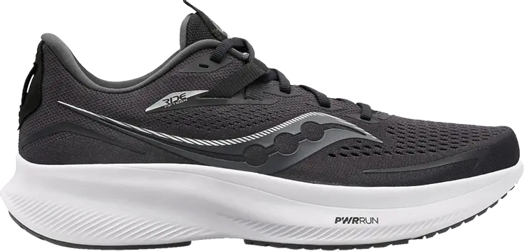 Кроссовки Saucony Wmns Ride 15 Black White, черный
