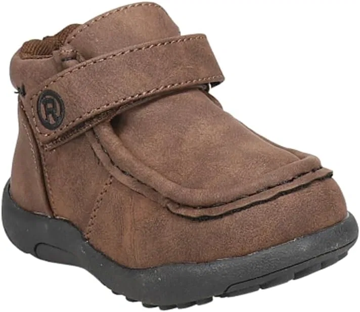 Детские мокасины для мальчиков Roper Kids Moc ROPER, Brown Faux Leather — фото 2
