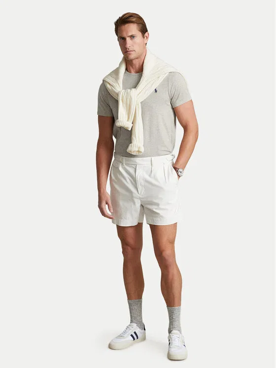 Футболка custom slim fit Bsr Polo Ralph Lauren, серый — фото 3