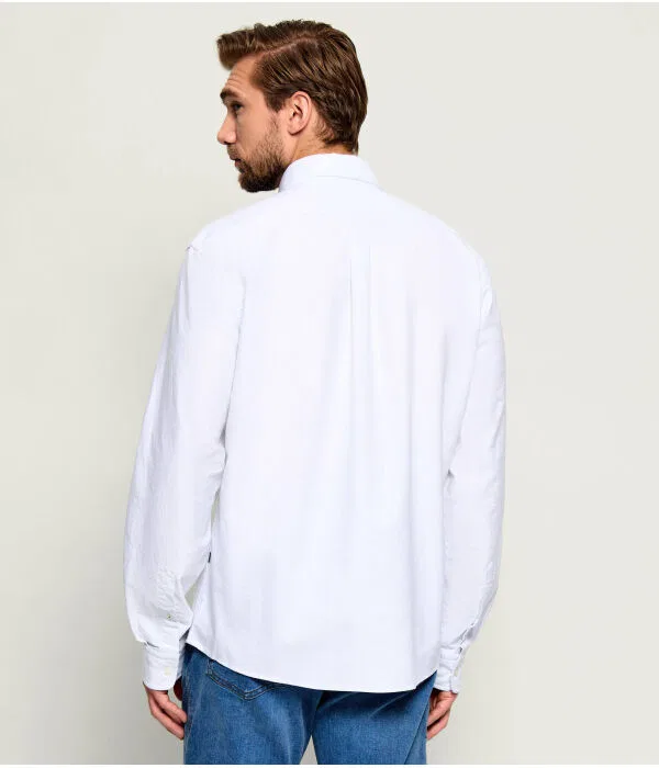 Мужская рубашка с длинным рукавом H-Liam-BD-E-C1-263 BOSS, Azzurro — фото 4