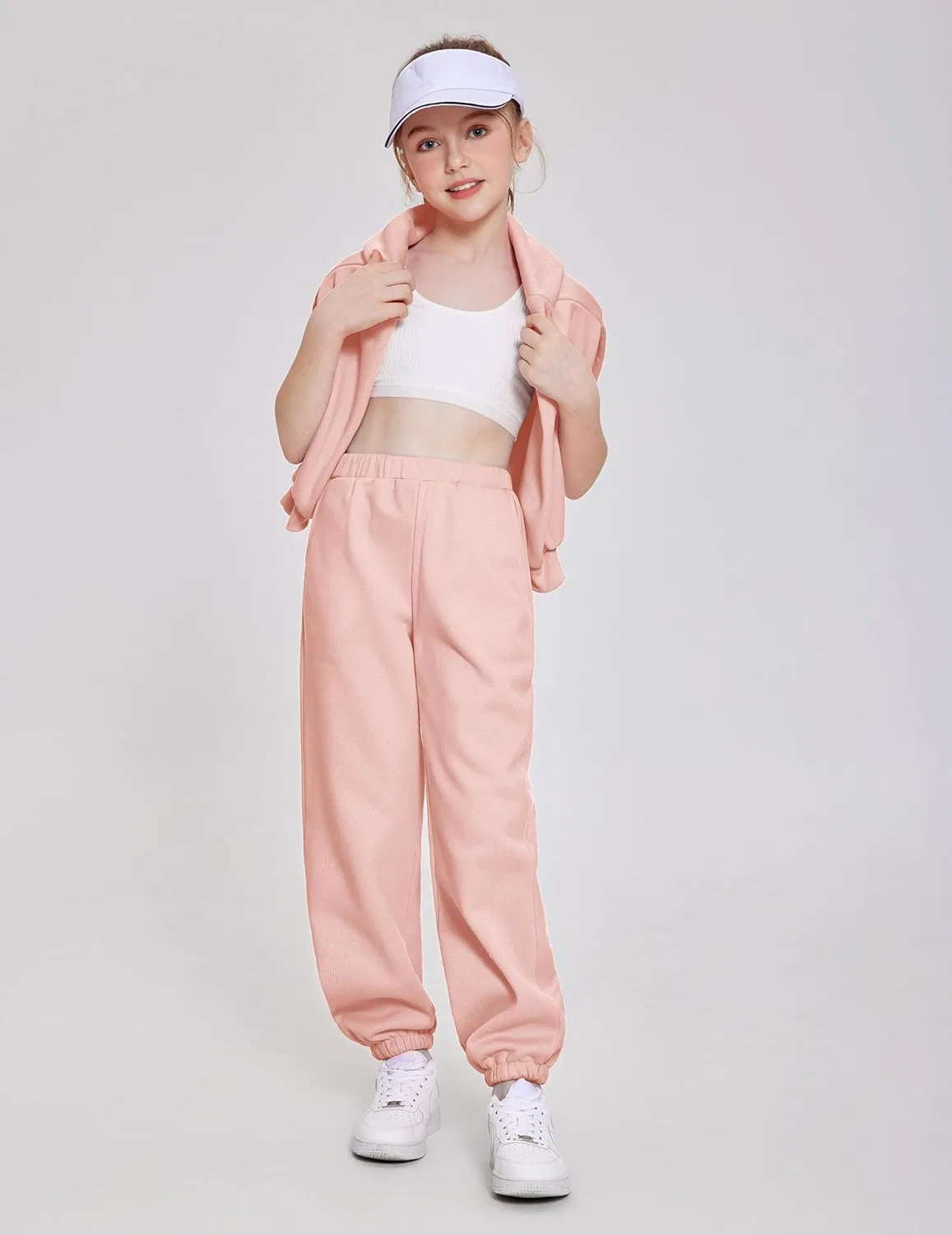 Детский спортивный костюм из толстовки и штанов Arshinet, Light Pink — фото 3