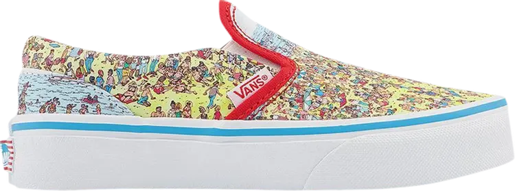 

Кеды Vans Wheres Waldo x Classic Slip-On Find Steve, разноцветный