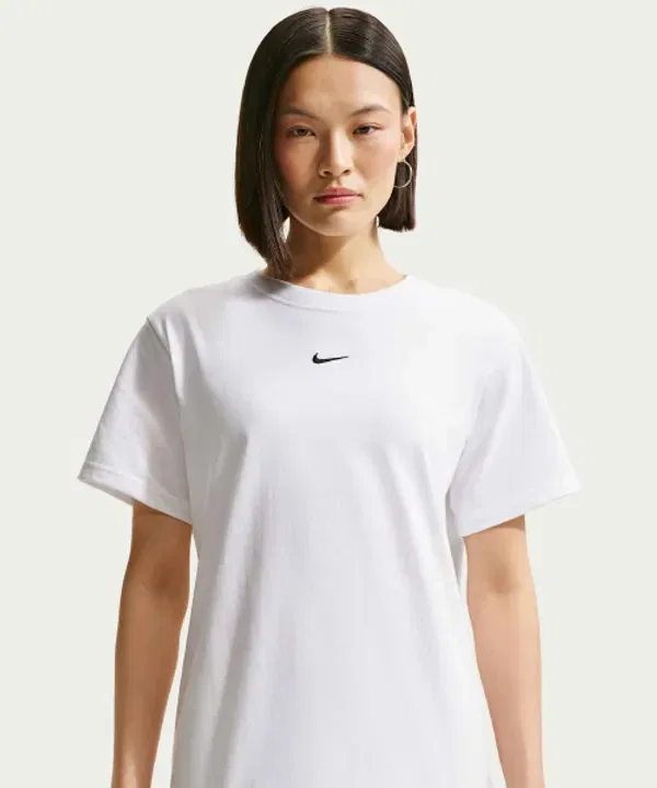 Футболка оверсайз с коротким рукавом, Nike, белый/черный