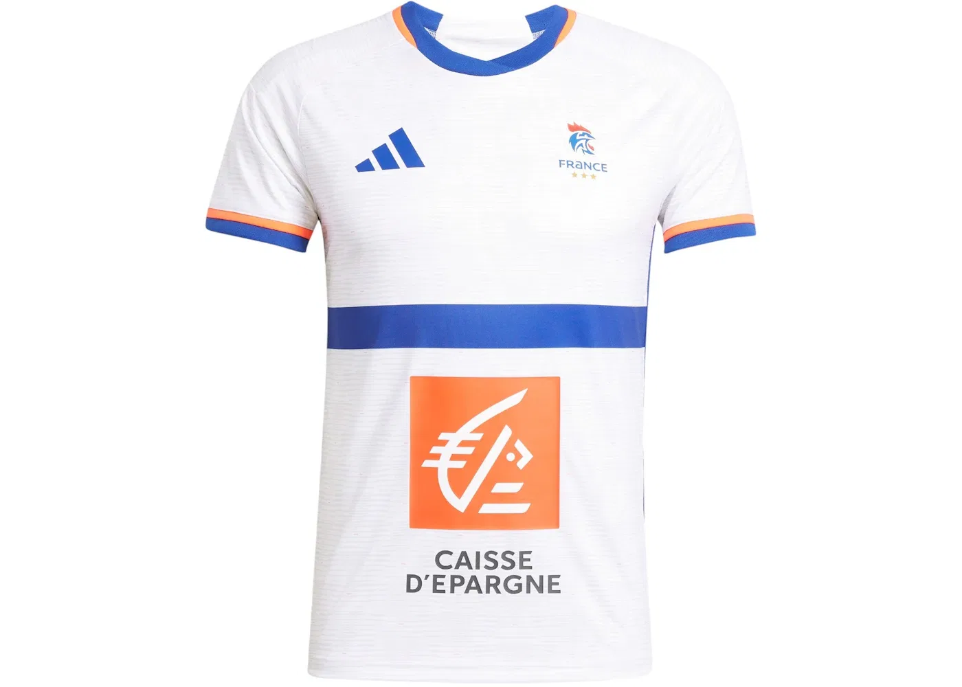Женская футбольная джерси France Handball Replica Adidas, White