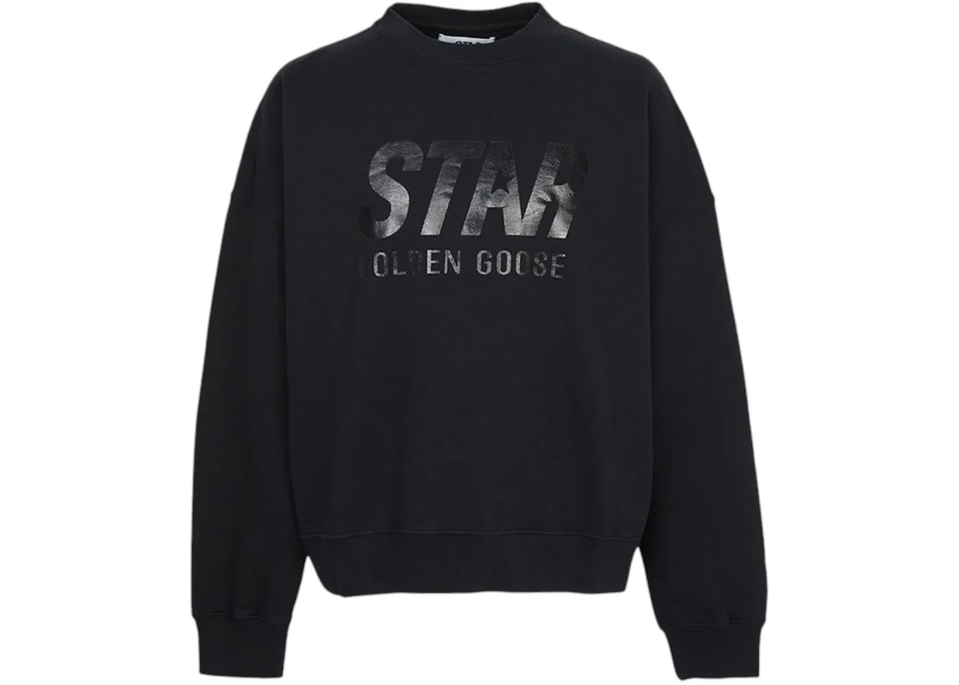 Мужской свитшот с логотипом Sweatshirt Golden Goose, Black