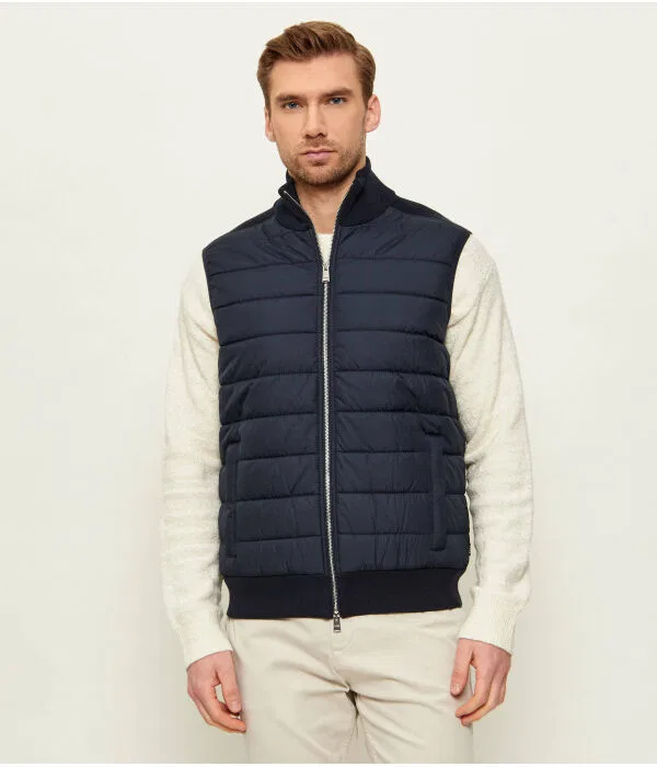 Мужской жилет Slim Fit H-Urwin BOSS, Blu Marino