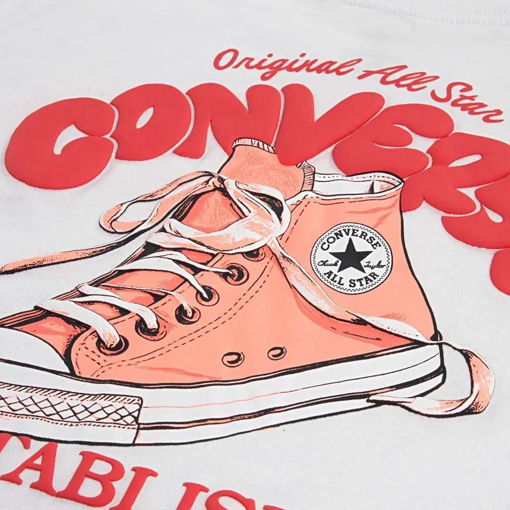 Кроссовки Bubble Sneaker Gfx Converse Kids, белый — фото 4