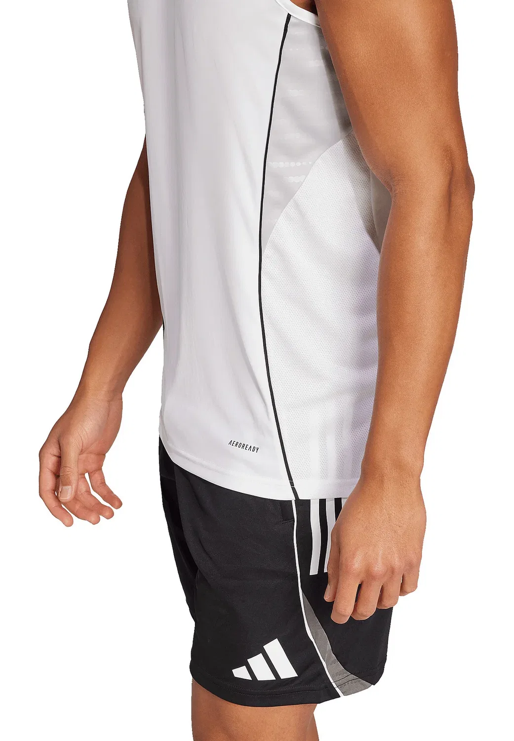 Майка - верх Adidas Performance, Weiss — фото 2