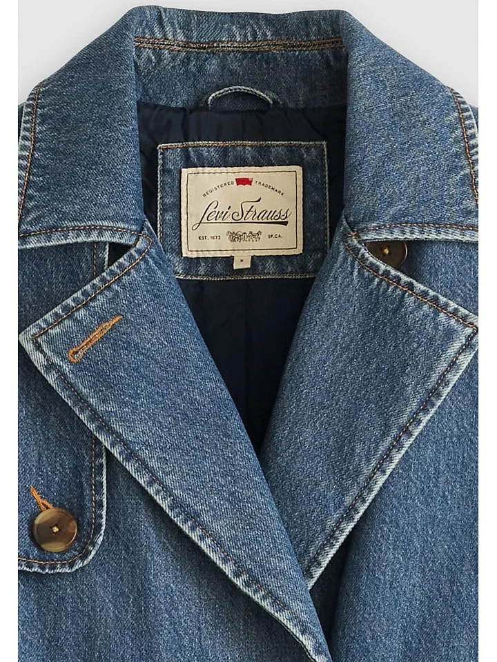 Плащ-джинсовка синий Levi'S, синий — фото 3