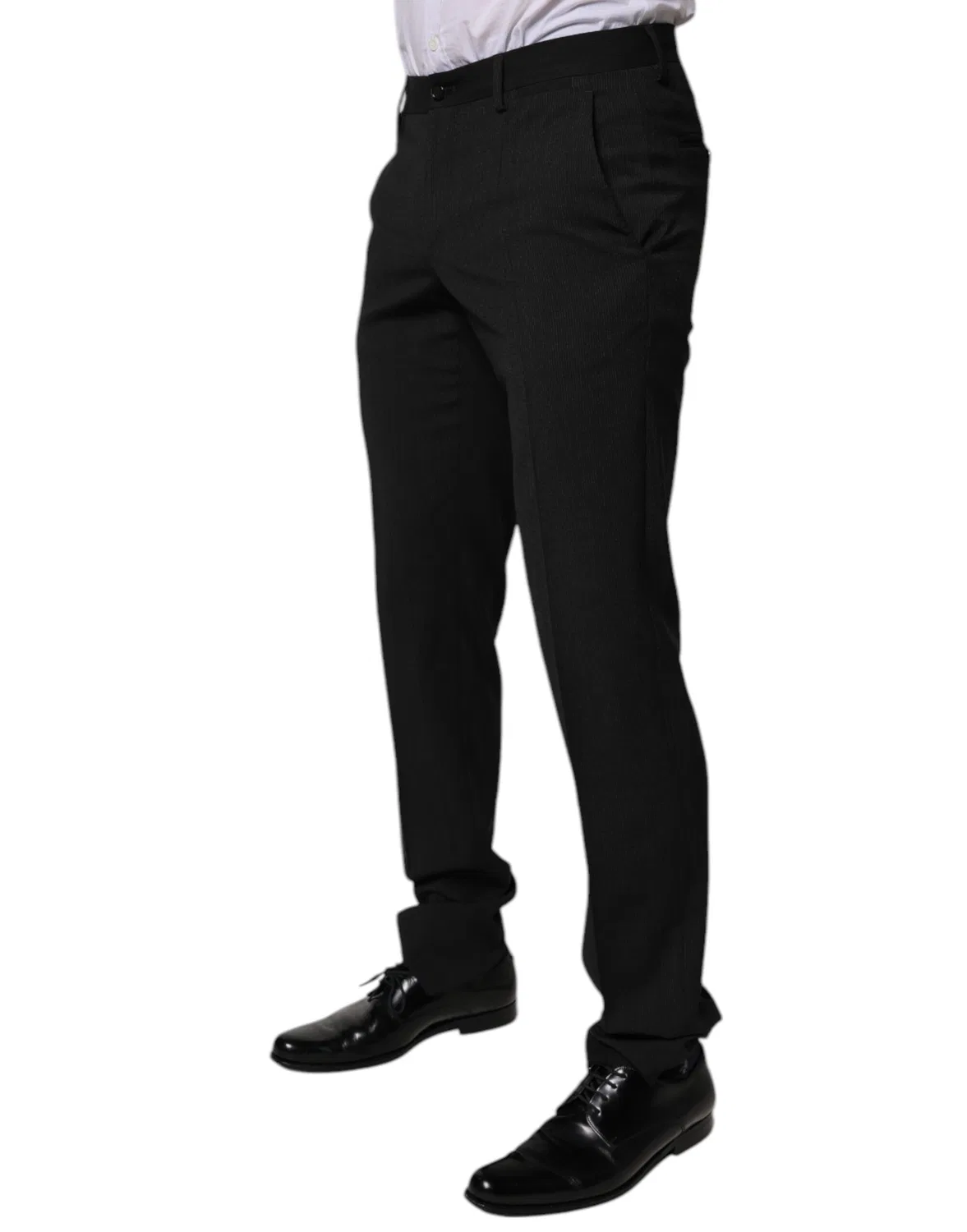 Мужские брюки классические зауженные Dolce & Gabbana, Black — фото 3