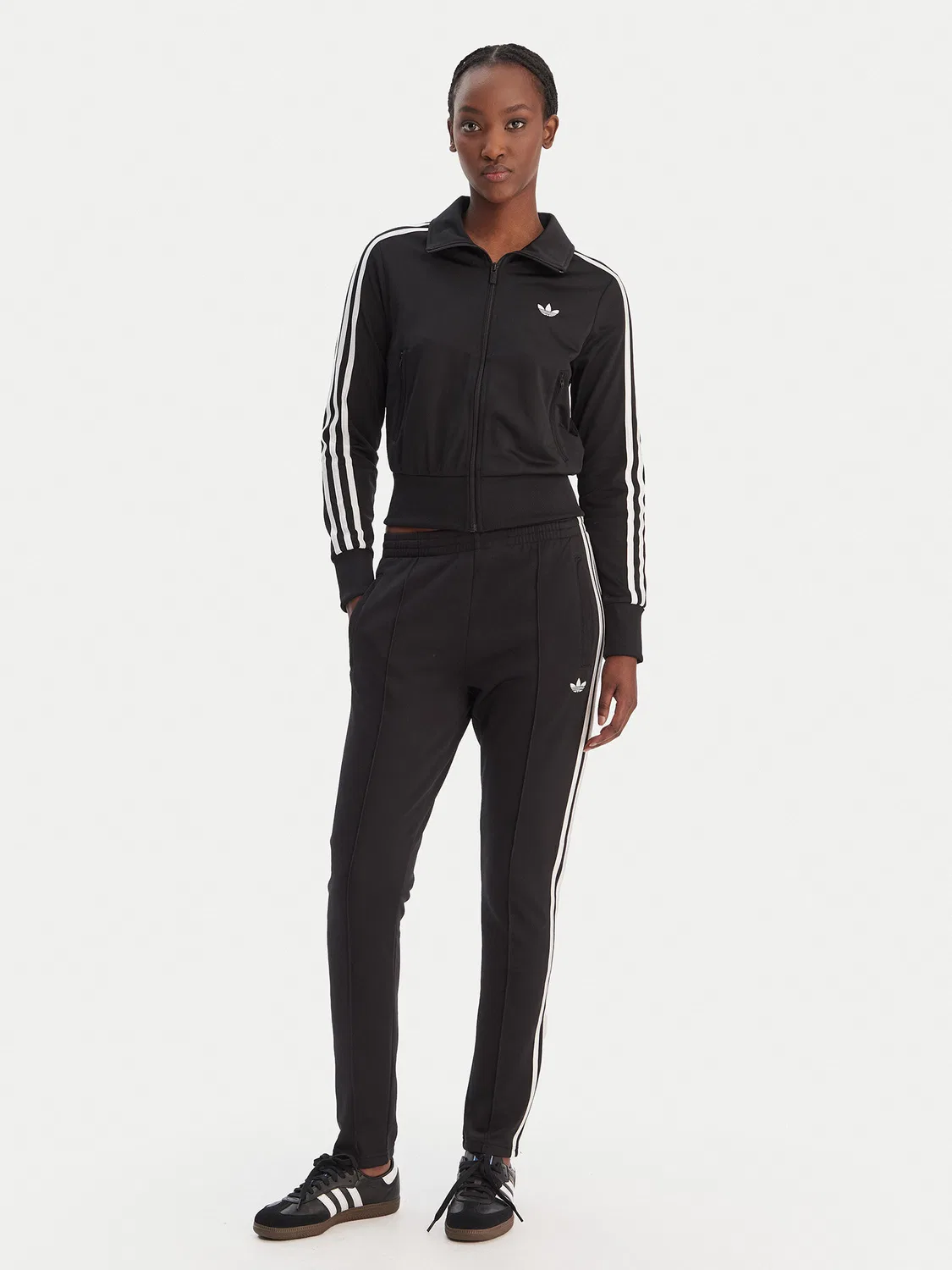 Женская толстовка стандартного кроя Firebird Classic Adidas, черный — фото 2