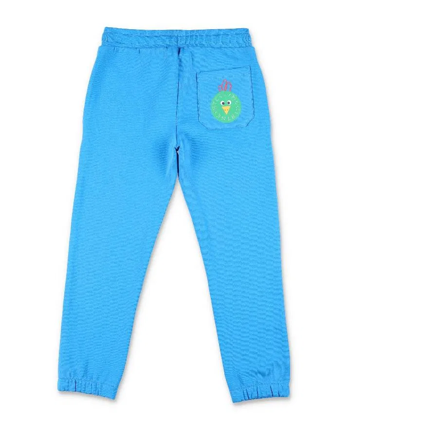 Брюки спортивные с завязками Boys Drawstring Joggers Stella McCartney, Blue — фото 2
