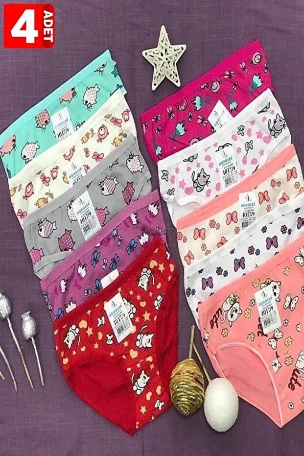 Детские трусы для девочек с принтом Dondeza, Mixed/Multicolor